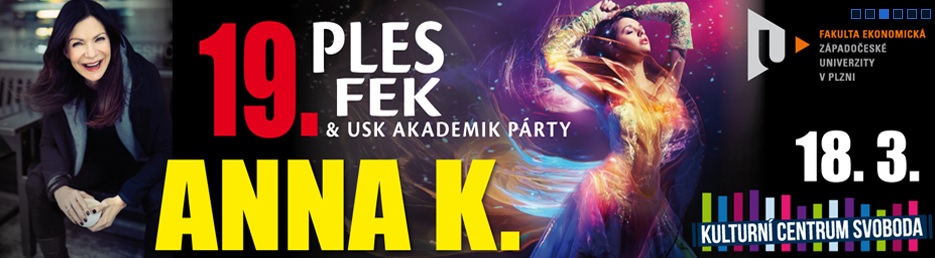 Pozvánka na 19. ples Fakulty ekonomické ZČU v Plzni